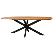 Hoyz eetkamertafel arhus solid 215cm acaciahout 6 personen