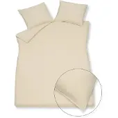 Vandyck Dekbedovertrek Washed Cotton Cream Tan Katoen-240 x 200 / 220 cm | Lits-Jumeaux