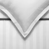 Vandyck PURITY 86 STRIPE 1-persoons (140x200/220) white