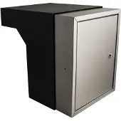 Stoer! Doorvoerkast Berlijn 40-55 Zwart/Inox - 45004230