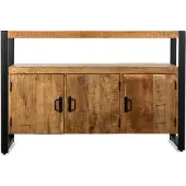 Benoa Britt 3 Door Sideboard 135 cm (Naturel, 135x90x45cm)