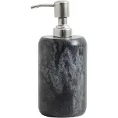 Nordal zeepdispenser grijs/zwart marmer