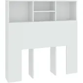 vidaXL Hoofdbordkast 100x19x103,5 cm wit
