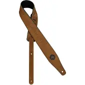 Gaucho GST-662-LBR gitaarriem, topkwaliteit suede, lichtbruin