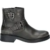 Nelson leren bikerboots zwart Dames | Maat: 39