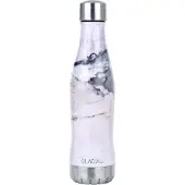 Glacial waterfles 400 ml Pink marble