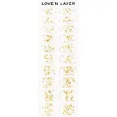Love'n Layer Love Note Funky Sparkle Gold