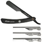 Parker PTABK Adjustable Push w. 3 blade option Metal Black Bar