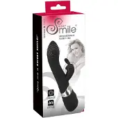 Orion SMILE Blacky - vibrator met 2 motoren - oplaadbaar via USB - zwart