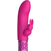 Royal Gems - Krachtige oplaadbare Rabbit vibrator - Roze