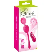 Sweet Smile SMILE - vibrerend eitje met afstandsbediening - 82g - roze