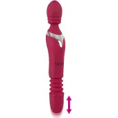 Javida Thrusting - 3-in-1 massagevibrator (rood)