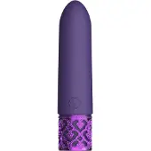 Royal Gems - Imperial oplaadbare siliconen vibrator - Paars