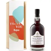 Graham's Port in bedrukte kist - Graham's The Tawny Reserve