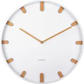 Karlsson - Wandklok Grace - Wit - Ø40 cm