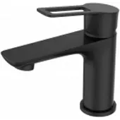 Sanimar nero lavabo wastafelkraan 15.5x11.7 cm messing zwart