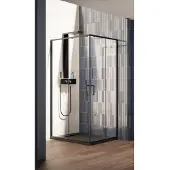 Lacus Nisdeur vulcano evo 75x200 cm schuifdeur mat zwart