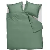Ambiante Satin Uni dekbedovertrek - Tweepersoons - 200x200/220 cm - Groen