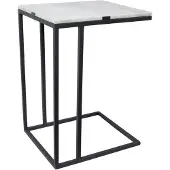 Loft42 Marble Laptoptafel - Metaal - Marmer - 55x35x40