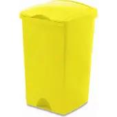 Addis Afvalbak 'Emma' - Afvalemmer Flip Bin - 50 liter - Geel