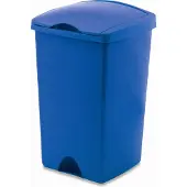 Addis Afvalbak 'Emma' - Afvalemmer Flip Bin - 50 liter - Blauw