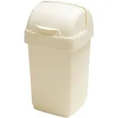 Addis Afvalbak 'Nox' - Roll Top Prullenbak - 10 liter - Crème