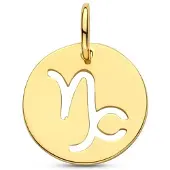 The Jewelry Collection Geelgouden Hanger sterrenbeeld steenbok 4023524