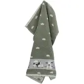 Bunzlau Castle Sheep keukendoek 53x60 Dark Green