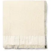 Ferm Living Weaver plaid 120x170 cm Crèmekleurig