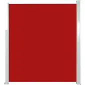 vidaXL Wind-/zonnescherm uittrekbaar 160x300 cm rood