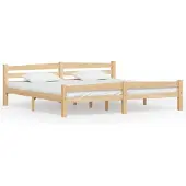 vidaXL Bedframe massief grenenhout 200x200 cm