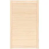vidaXL Kastdeur met lamellen 99,3x59,4 cm massief grenenhout