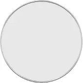 vidaXL Wandspiegel rond Ø40 cm zilverkleurig