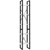 vidaXL Boekenkast met 5 schappen 40x30x175 cm bewerkt hout wit