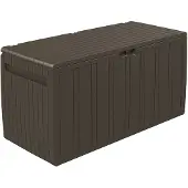 vidaXL Kussenbox 117x45,5x57,5 cm 270 L bruin