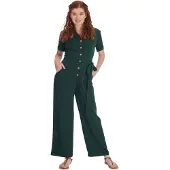 Banned - Pleased As Punch Jumpsuit - XL - Groen