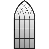 vidaXL Spiegel 100x45 cm ijzer zwart