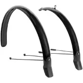 Eurofender Spatbordset - 28x58mm - Lampo - Mat zwart