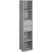 vidaXL Boekenkast 36x30x171 cm bewerkt hout grijs sonoma eikenkleurig