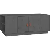 vidaXL Salontafel 100x50x41 cm massief grenenhout grijs