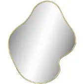 vidaXL Wandspiegel 60x50 cm goudkleurig