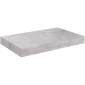 vidaXL Wandschap zwevend 23x23,5x3,8 cm MDF betongrijs