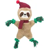 Trixie xmas luiaard pluche/flostouw