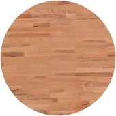 vidaXL Tafelblad rond Ø50x4 cm massief beukenhout
