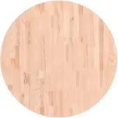 vidaXL Tafelblad rond Ø80x1,5 cm massief beukenhout