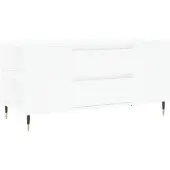 vidaXL Salontafel 102x44,5x50 cm bewerkt hout wit