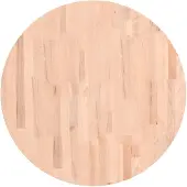 vidaXL Tafelblad rond Ø70x2,5 cm massief beukenhout