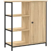 vidaXL Dressoir Sonoma Eiken 70x30x80 cm Bewerkt Hout