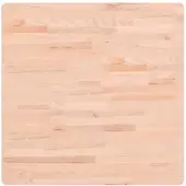 vidaXL Tafelblad vierkant 70x70x2,5 cm massief beukenhout