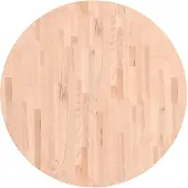 vidaXL Tafelblad rond Ø90x1,5 cm massief beukenhout
